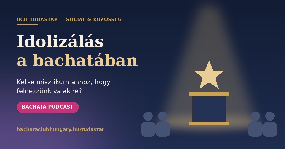 Idolizálás a bachatában – sztártanár a reflektorfényben, a közönség körülötte